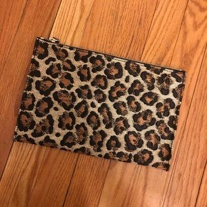 Veronica Beard Leopard Clutch NWOT